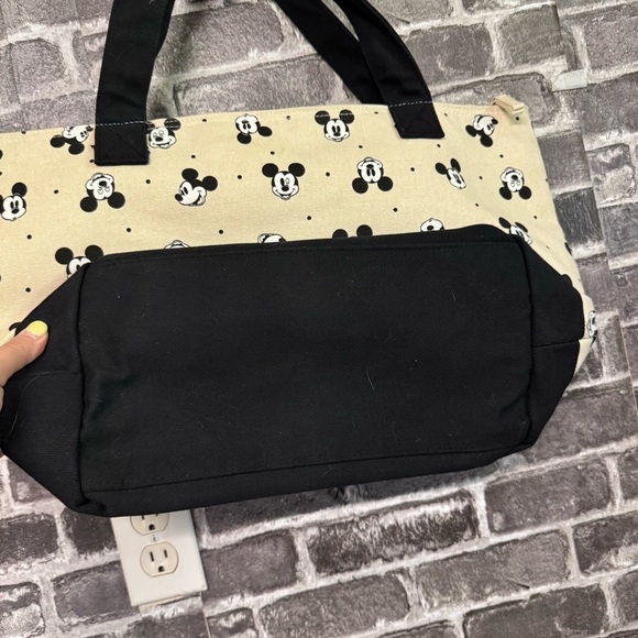 NEW Disney Store Mickey Mouse Expressions Cotton Canvas Tote Bag - Picture 5 of 11